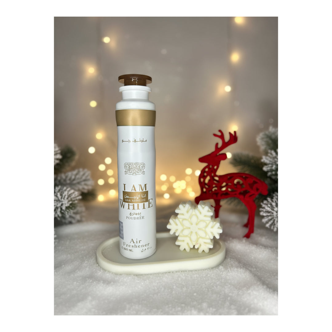 Set Profumato I Am White – Fiocco di Neve & Vassoio in Cera di Soia