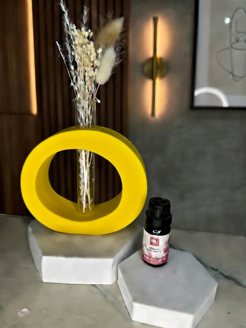 Profumatore in Gesso “Aura” con Fiala in Vetro