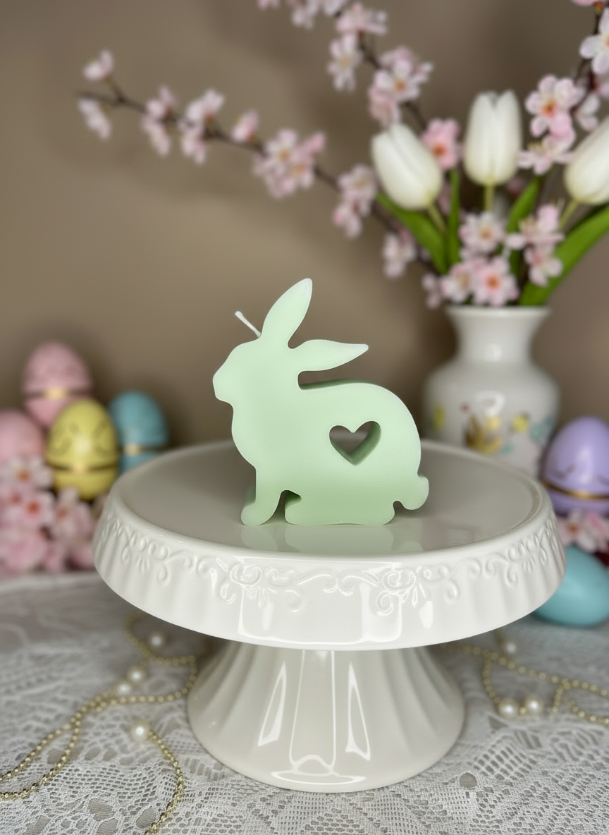 Silhouette Bunny Heart