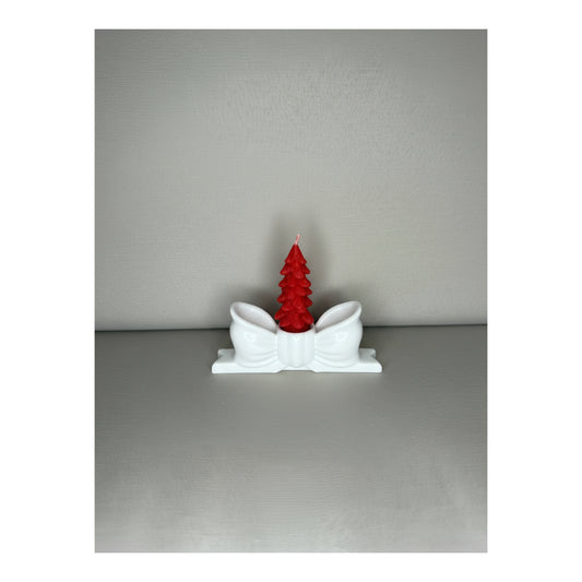 Fiocco Natalizio con Alberello in Cera di Soia