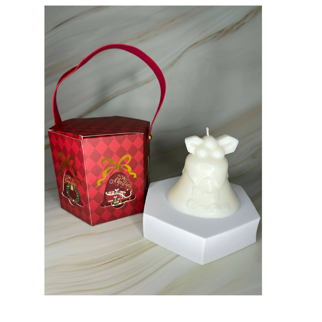 Candela “Campanella di Natale” in Cera di Soia