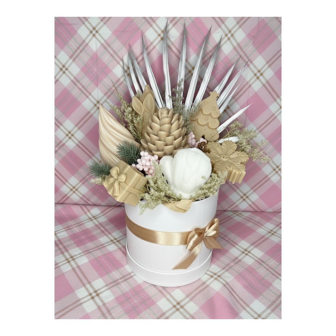 Bouquet “Luce di Natale” – Candele Artigianali a Tema Natalizio