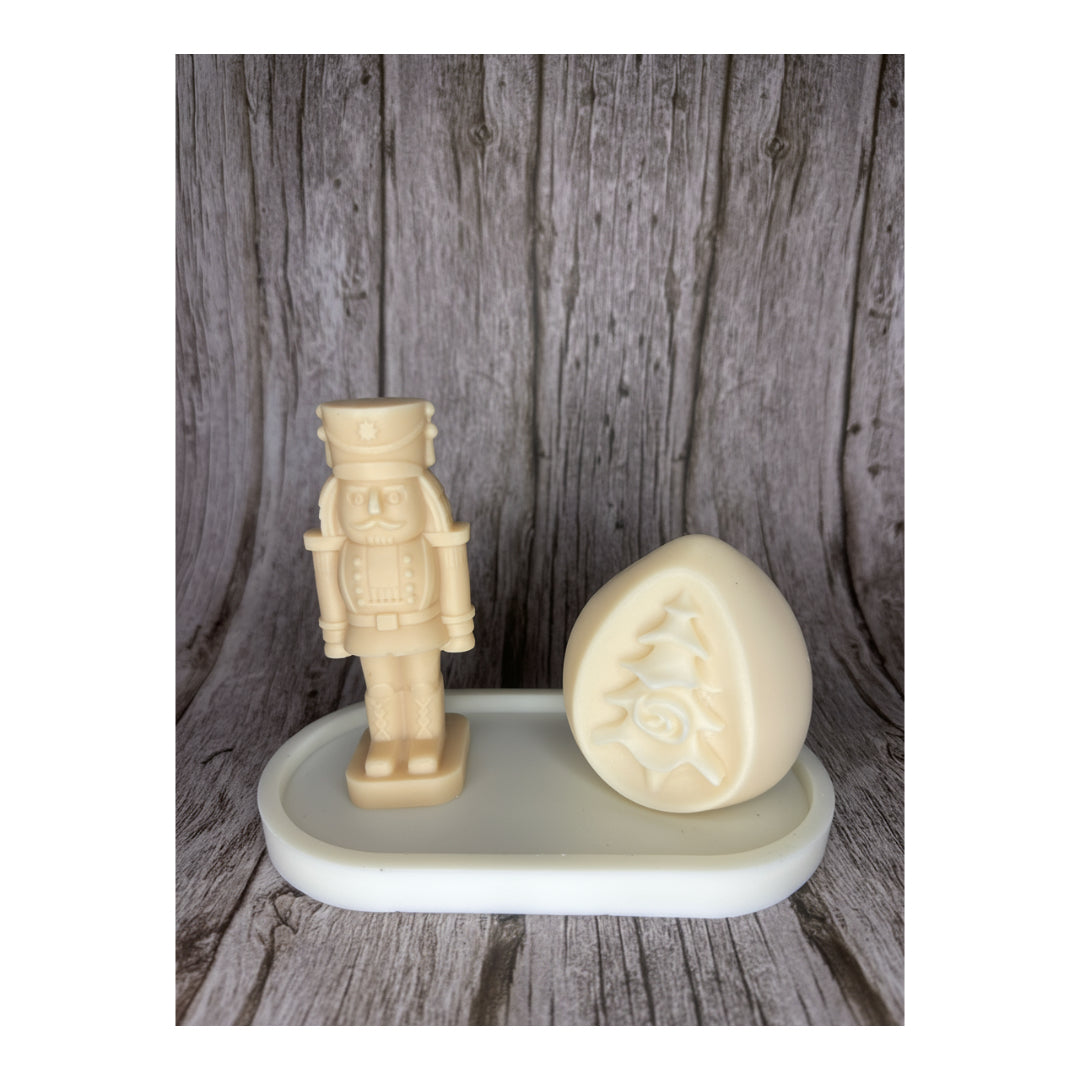 Set Natalizio “Schiaccianoci e Magia” in Cera di Soia