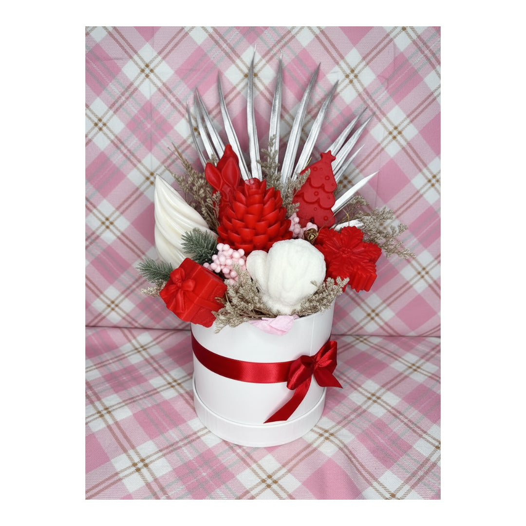 Bouquet “Luce di Natale” – Candele Artigianali a Tema Natalizio