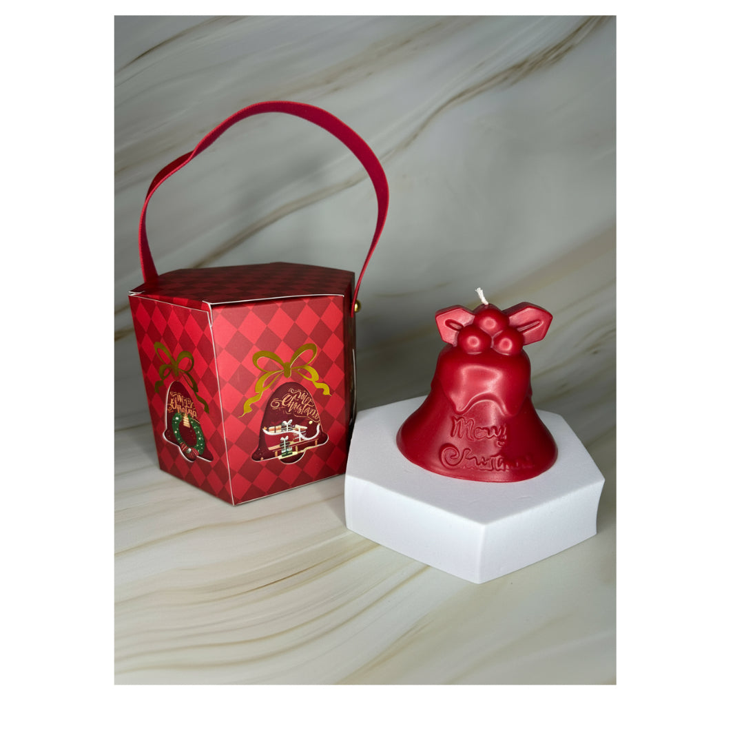 Candela “Campanella di Natale” in Cera di Soia