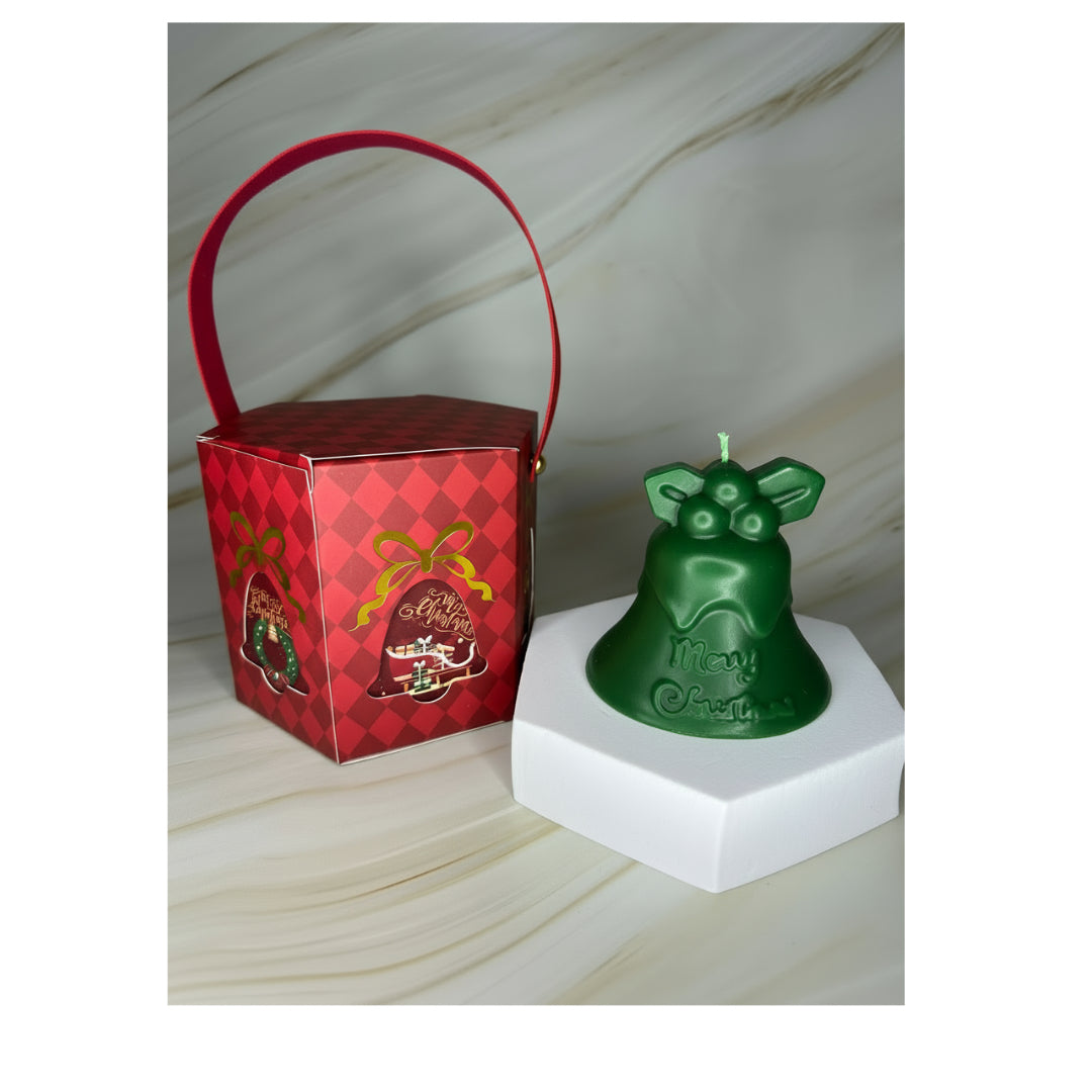 Candela “Campanella di Natale” in Cera di Soia