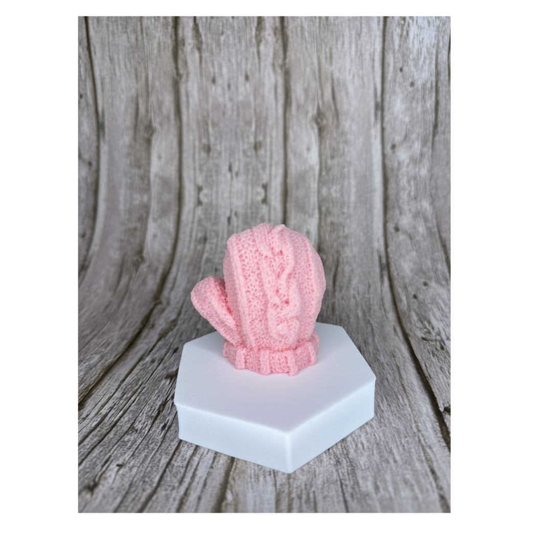 Candela “Winter Mittens” in Cera di Soia