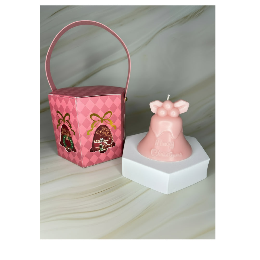 Candela “Campanella di Natale” in Cera di Soia