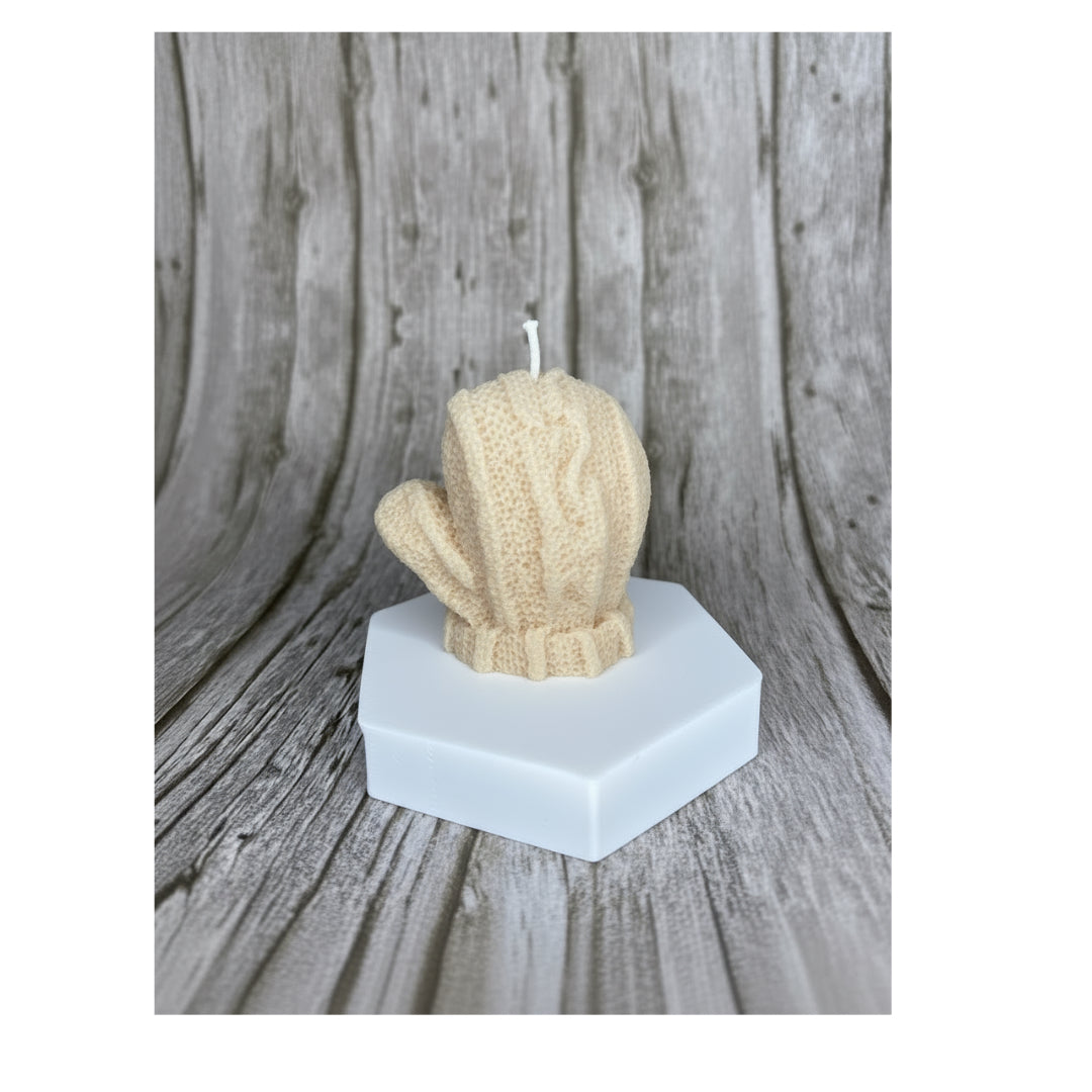 Candela “Winter Mittens” in Cera di Soia