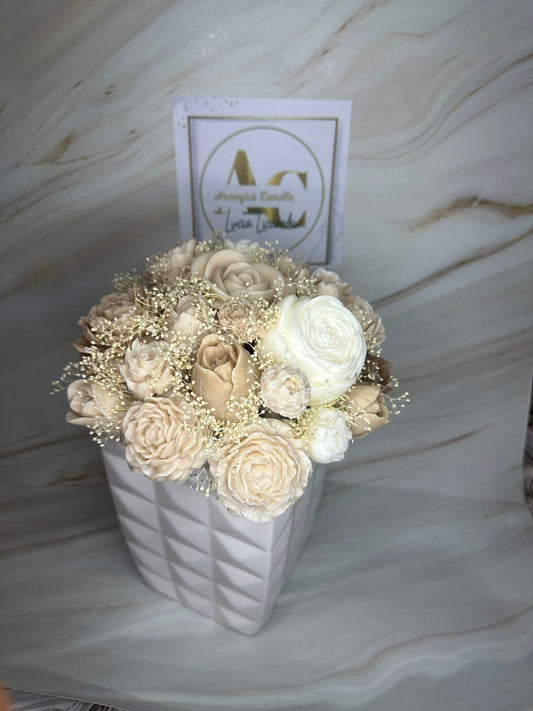 Bouquet Eleganza Naturale in Cera di Soia