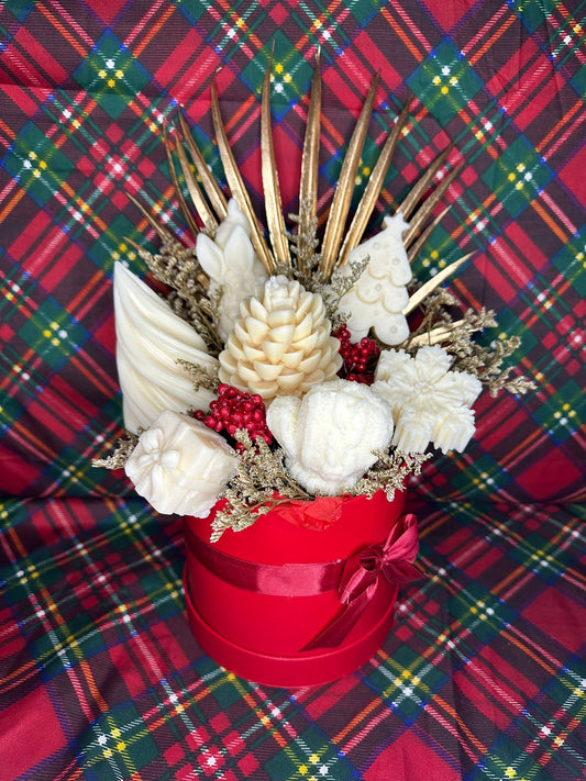 Bouquet “Luce di Natale” – Candele Artigianali a Tema Natalizio