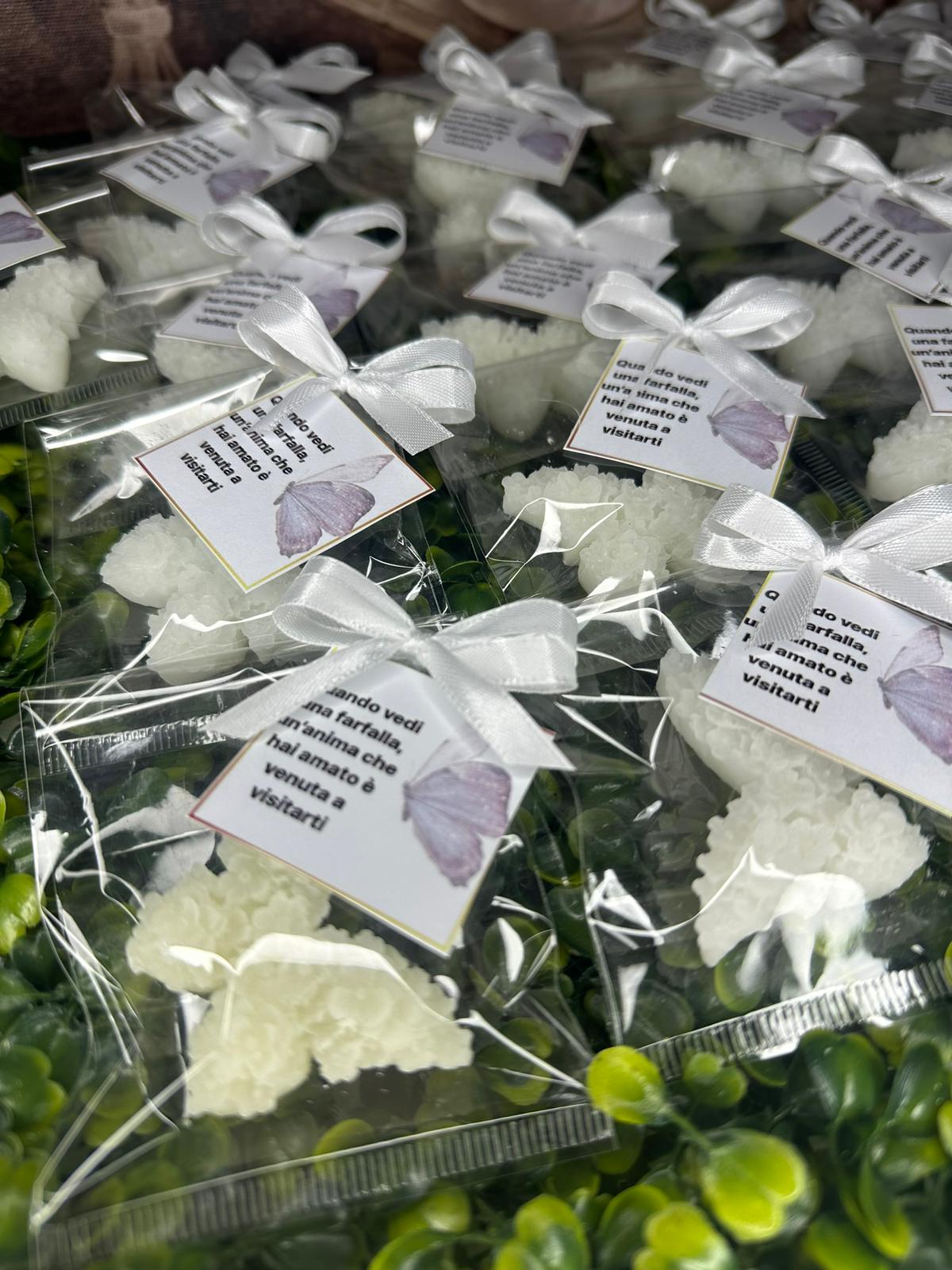 Farfalle di Cera – Mini Candele in Cera di Soia Naturale