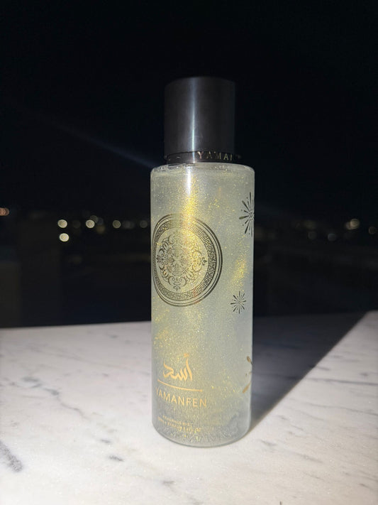 YAMANFEN – Asad Fragrance Mist con Glitter