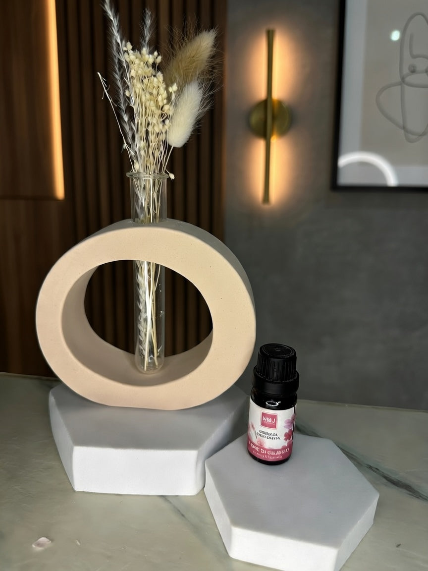 Profumatore in Gesso “Aura” con Fiala in Vetro