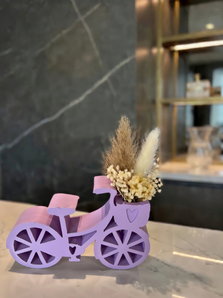 Bicicletta Fiorita in Gesso Artigianale