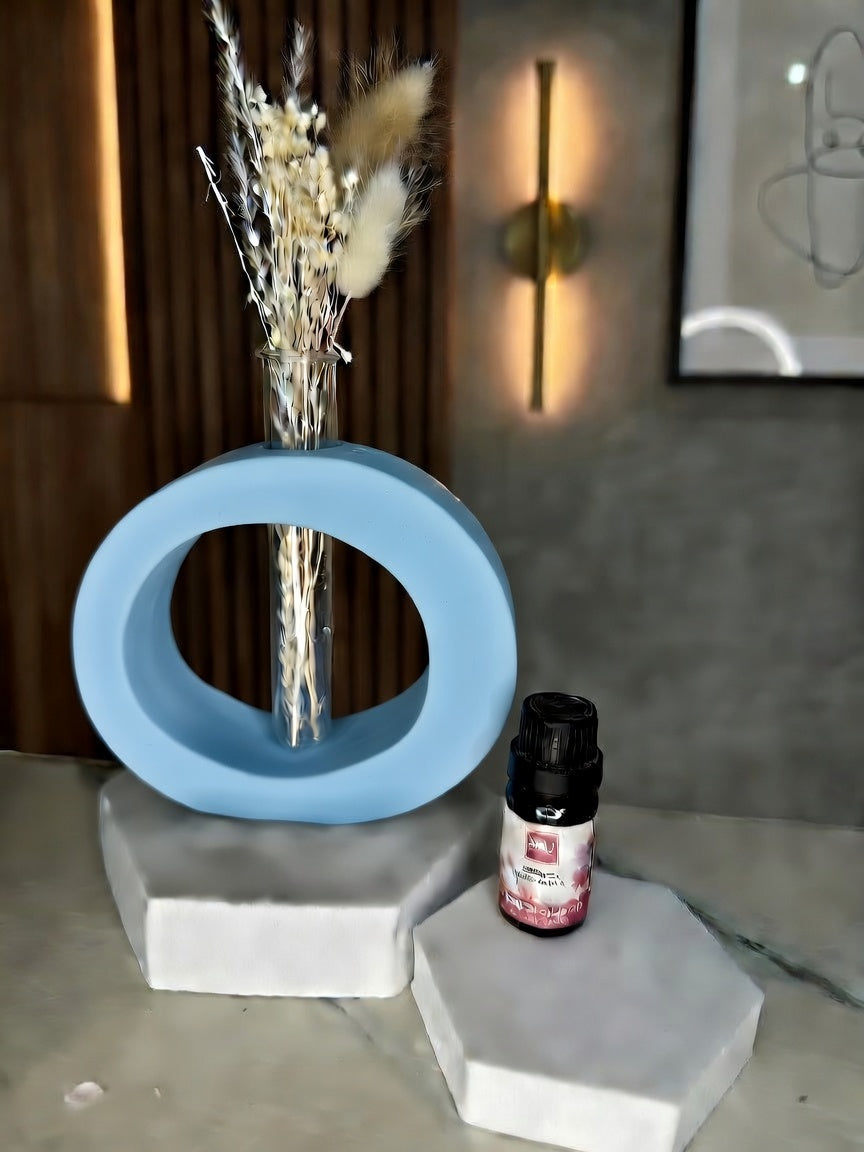 Profumatore in Gesso “Aura” con Fiala in Vetro