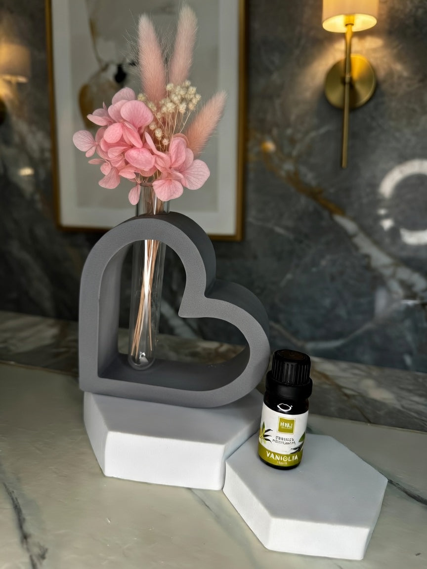 Cuore d’Essenza – Profumatore in Gesso Artigianale
