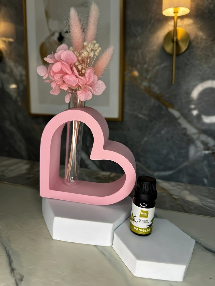 Cuore d’Essenza – Profumatore in Gesso Artigianale