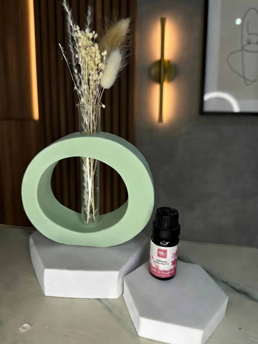 Profumatore in Gesso “Aura” con Fiala in Vetro